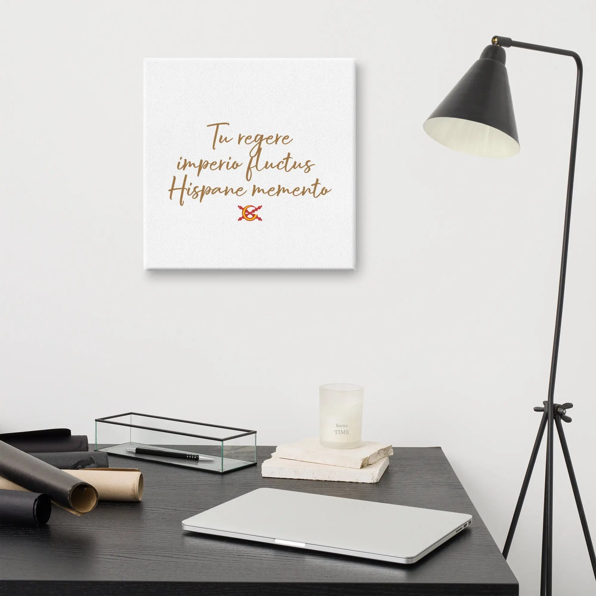 Comprar Lienzo Tu Regere Imperio Fluctus Hispane Memento Bandera España La Flamenca de Borgoña Patricia Muñoz VOX