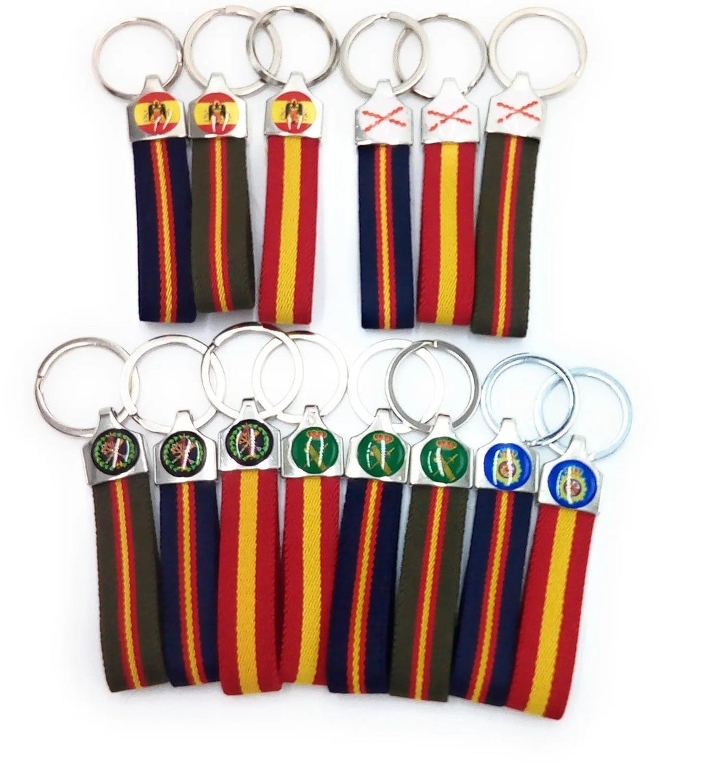 Comprar Llavero Guardia Civil Bandera España lona azul Bandera España La Flamenca de Borgoña Patricia Muñoz VOX