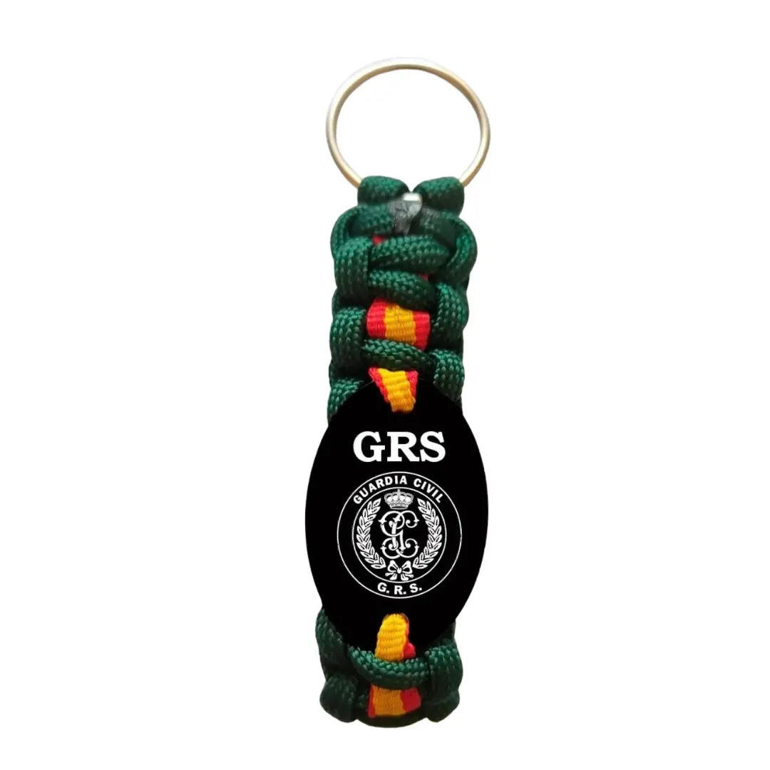 Llavero Guardia Civil GRS paracord verde