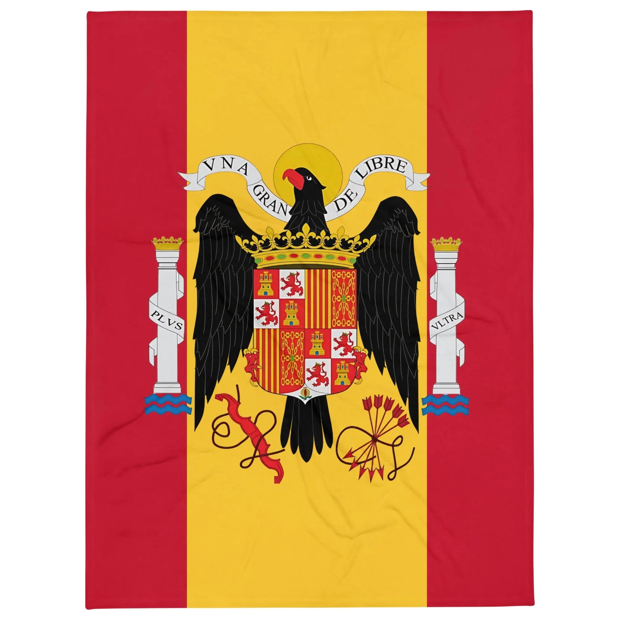 Comprar Manta Águila San Juan y Bandera de España La Flamenca de Borgoña Bandera España