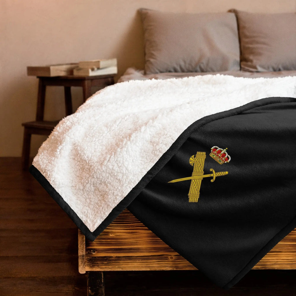 Comprar Manta borreguillo premium Guardia Civil La Flamenca de Borgoña Bandera España