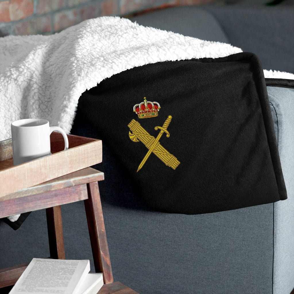 Comprar Manta borreguillo premium Guardia Civil La Flamenca de Borgoña Bandera España