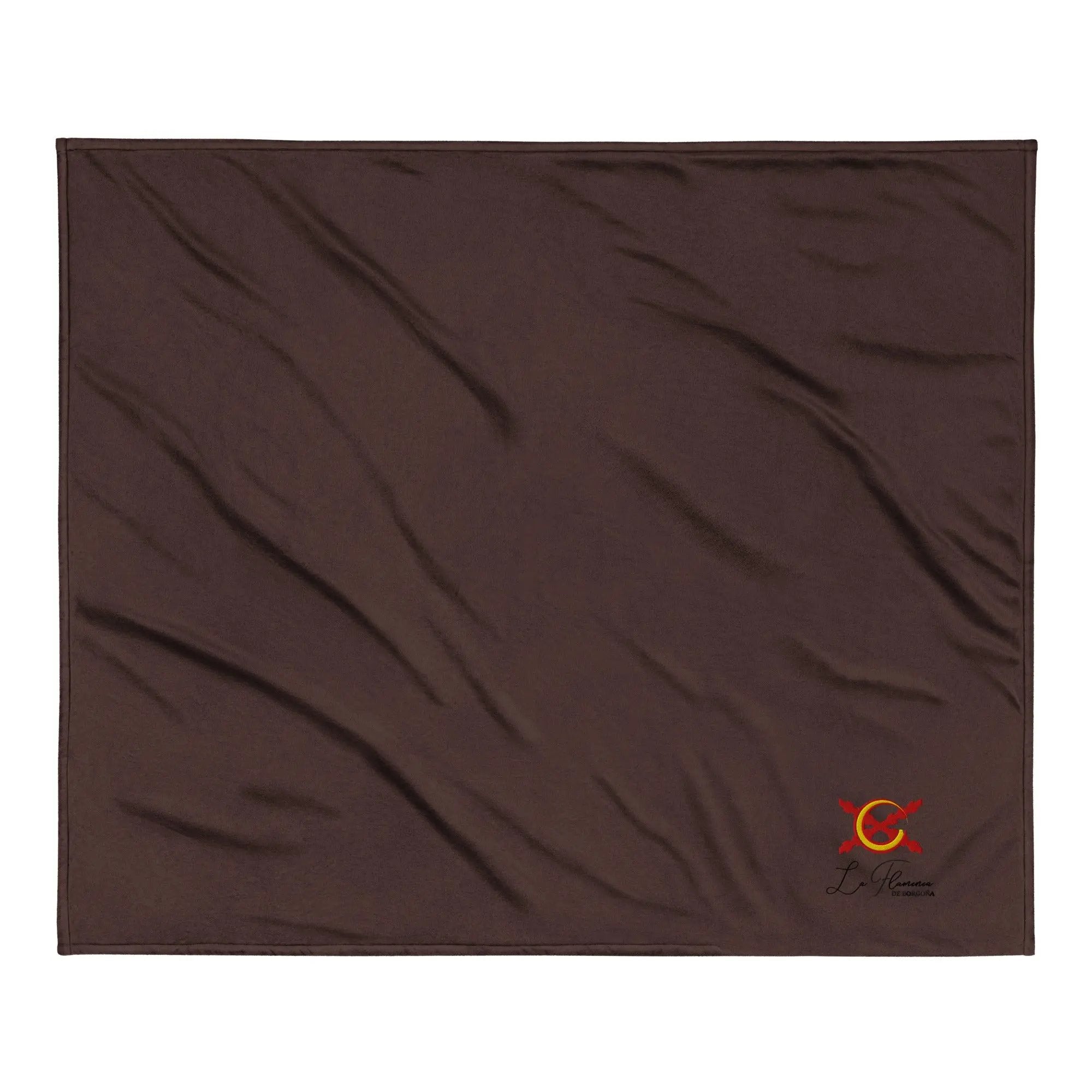 Comprar Manta borreguillo premium La Flamenca de Borgoña La Flamenca de Borgoña Bandera España