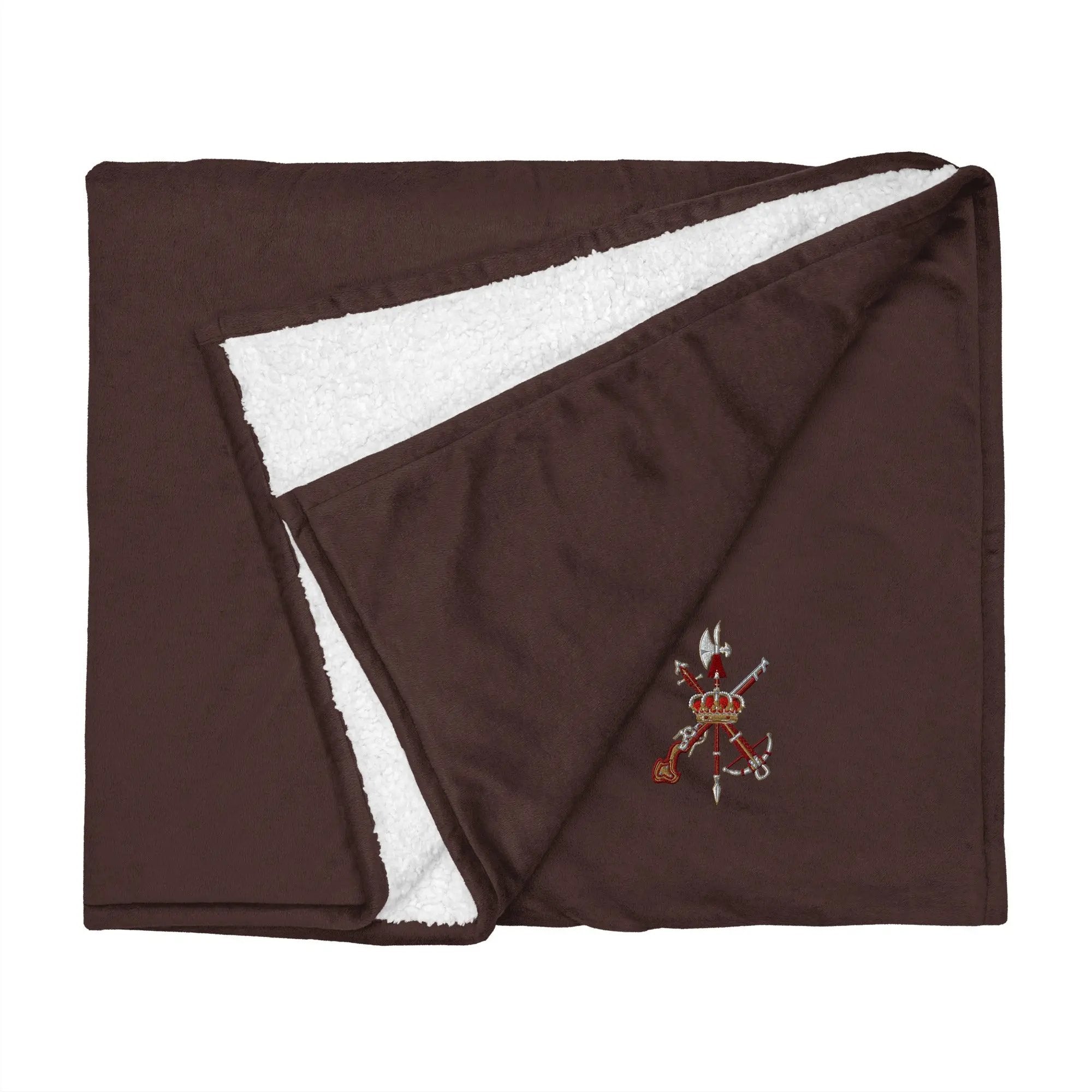 Comprar Manta borreguillo premium Legión española La Flamenca de Borgoña Bandera España