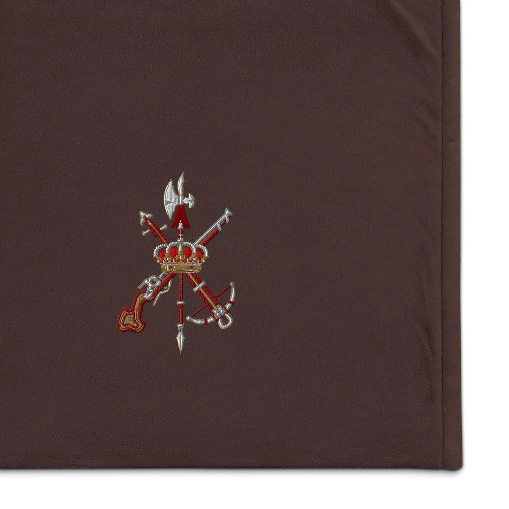 Comprar Manta borreguillo premium Legión española La Flamenca de Borgoña Bandera España