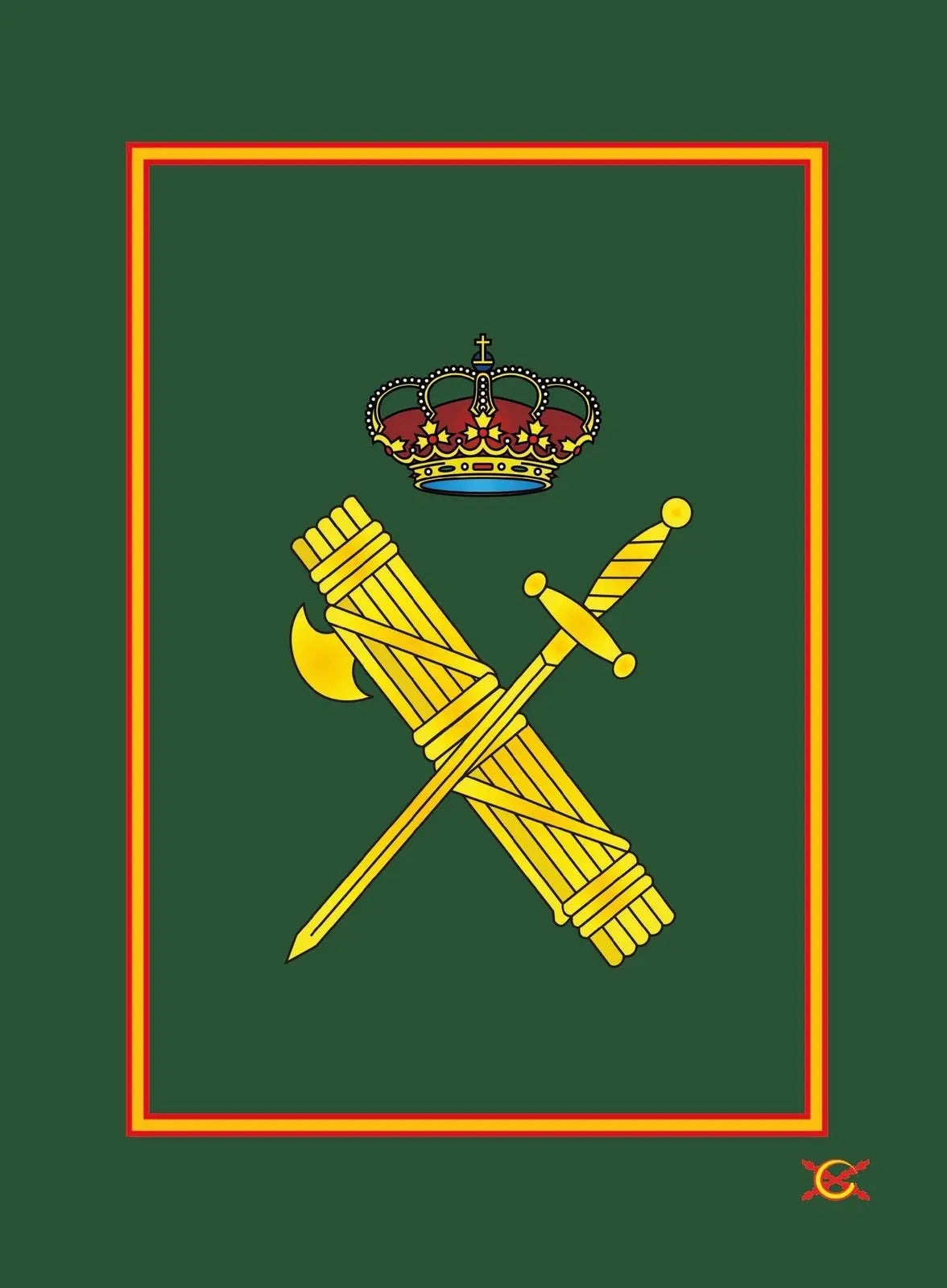 Comprar Manta polar Guardia Civil (I) Bandera España Bandera España La Flamenca de Borgoña Patricia Muñoz VOX
