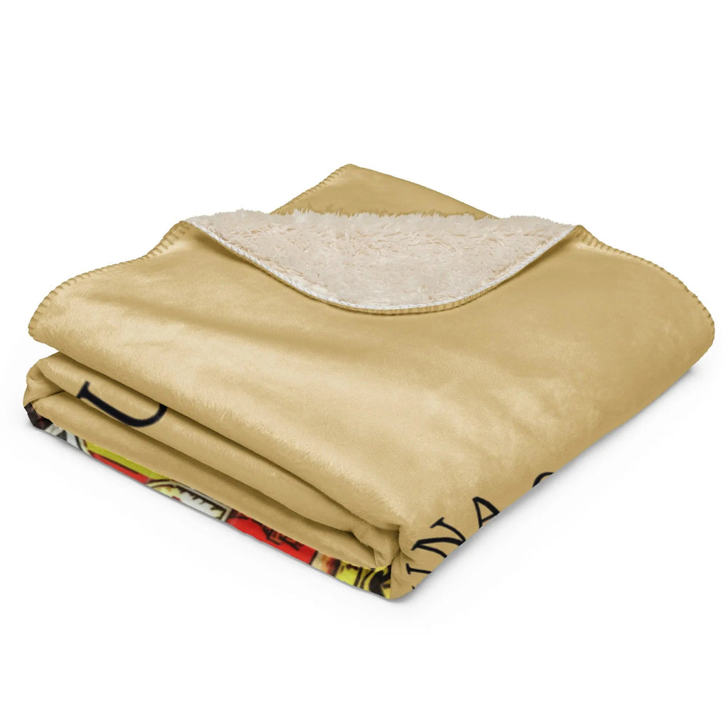 Comprar Manta sherpa Águila San Juan - camel La Flamenca de Borgoña Bandera España