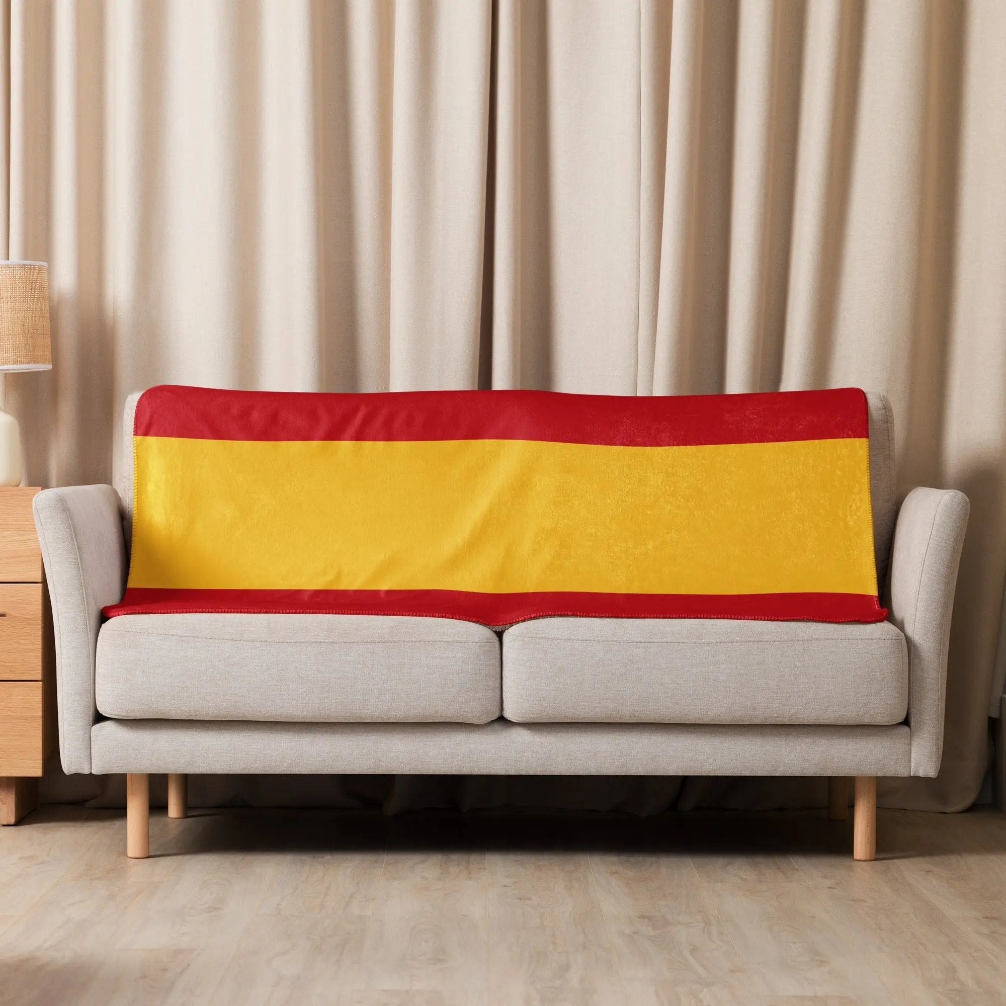 Comprar Manta sherpa Bandera España La Flamenca de Borgoña Bandera España