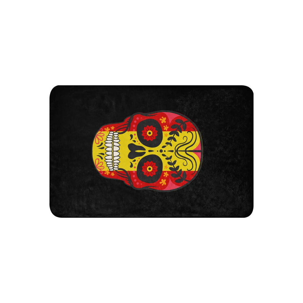 Comprar Manta sherpa Calavera La Flamenca de Borgoña, Bandera de España, Cruz de Borgoña, Patricia Muñoz, VOX, Santiago Abascal