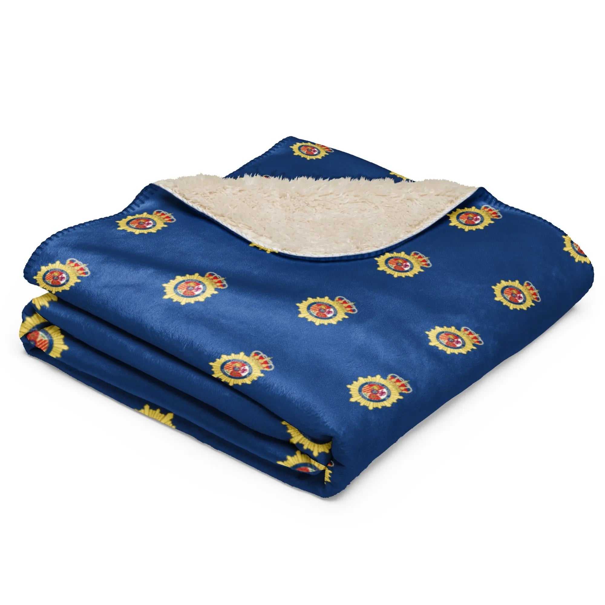 Comprar Manta sherpa Policía Nacional La Flamenca de Borgoña, Bandera de España, Cruz de Borgoña, Patricia Muñoz, VOX, Santiago Abascal