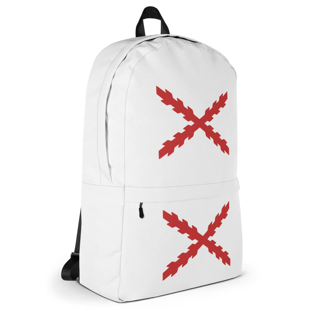 Comprar Mochila Cruz de Borgoña La Flamenca de Borgoña, Bandera de España, Cruz de Borgoña, Patricia Muñoz, VOX, Santiago Abascal