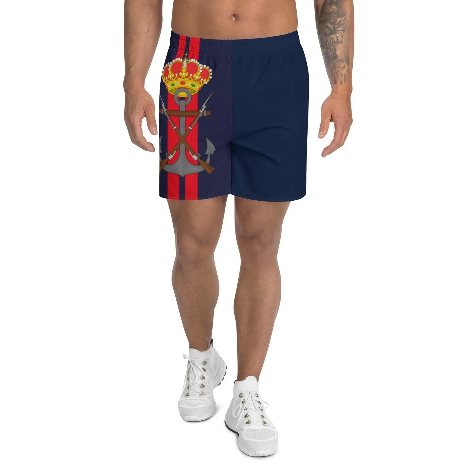 Comprar Pantalón Infantería de Marina deportivo corto para hombre Bandera España La Flamenca de Borgoña Patricia Muñoz VOX