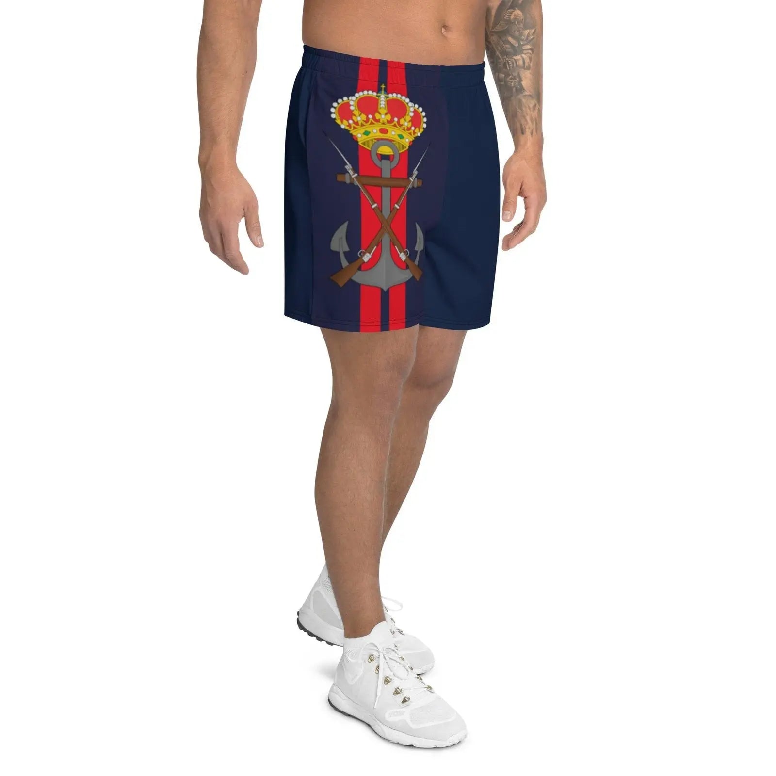 Comprar Pantalón Infantería de Marina deportivo corto para hombre Bandera España La Flamenca de Borgoña Patricia Muñoz VOX