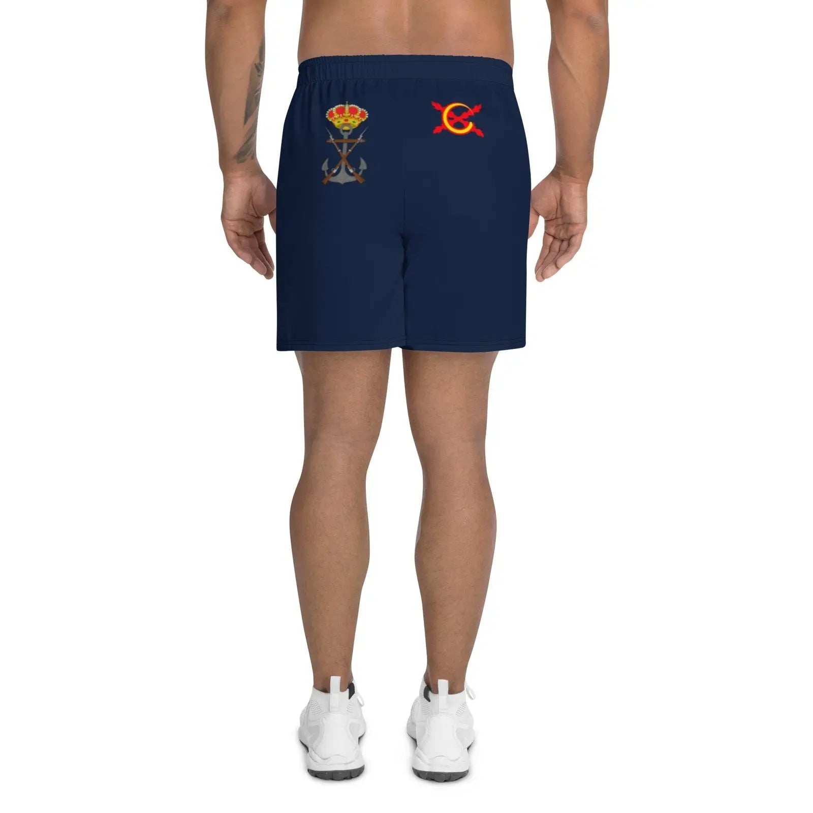 Comprar Pantalón Infantería de Marina deportivo corto para hombre Bandera España La Flamenca de Borgoña Patricia Muñoz VOX