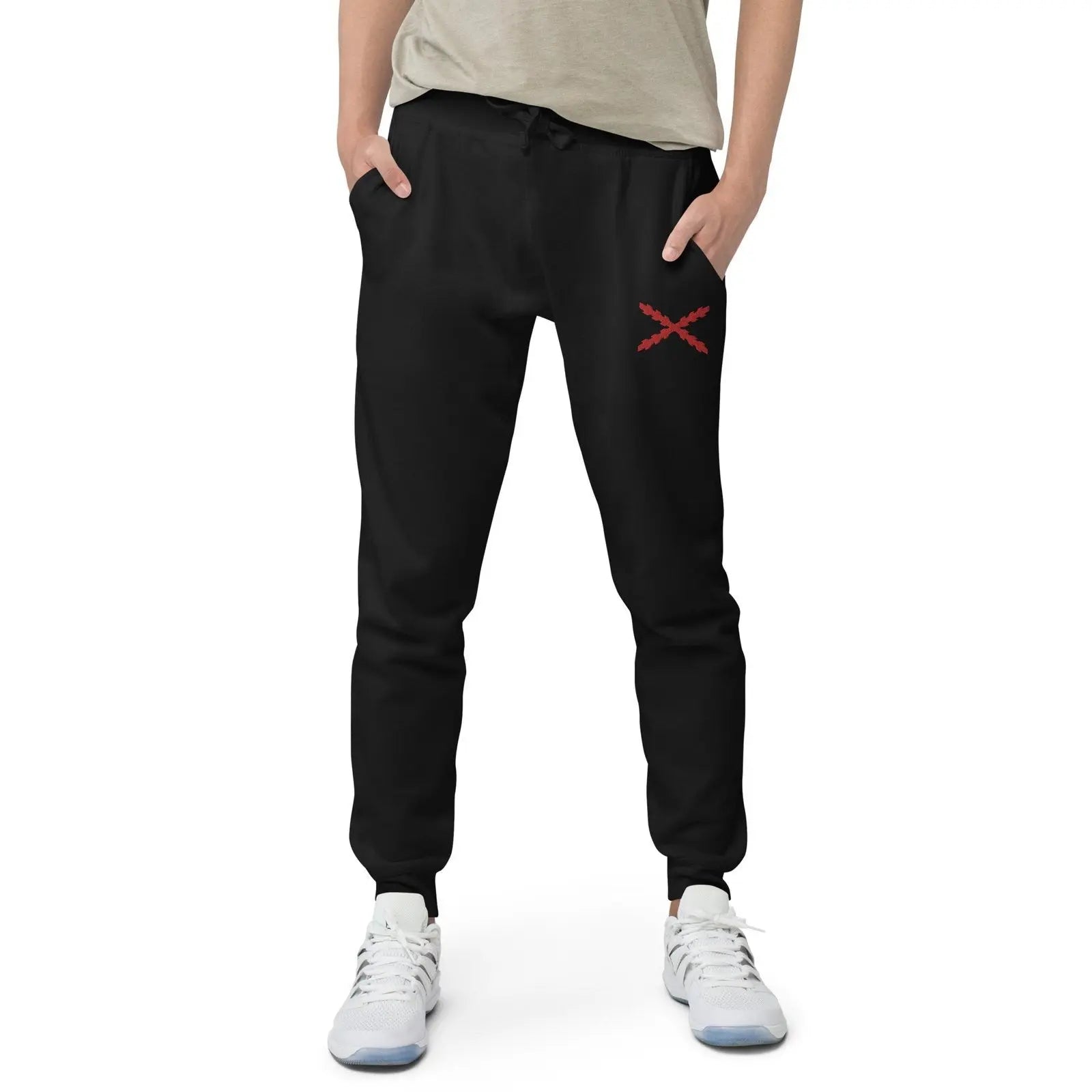 Comprar Pantalón de chándal Cruz de Borgoña unisex Bandera España La Flamenca de Borgoña Patricia Muñoz VOX