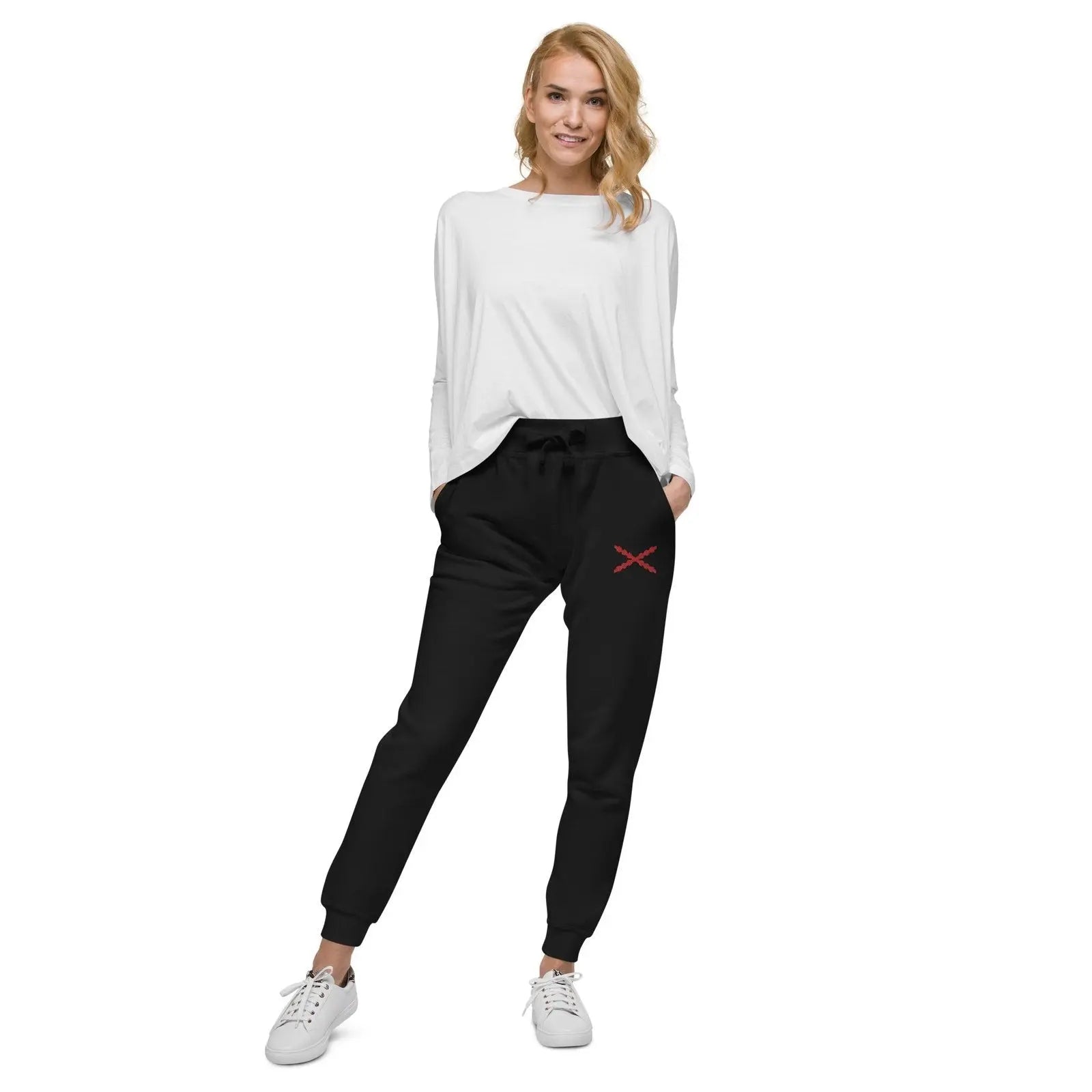Comprar Pantalón de chándal Cruz de Borgoña unisex Bandera España La Flamenca de Borgoña Patricia Muñoz VOX
