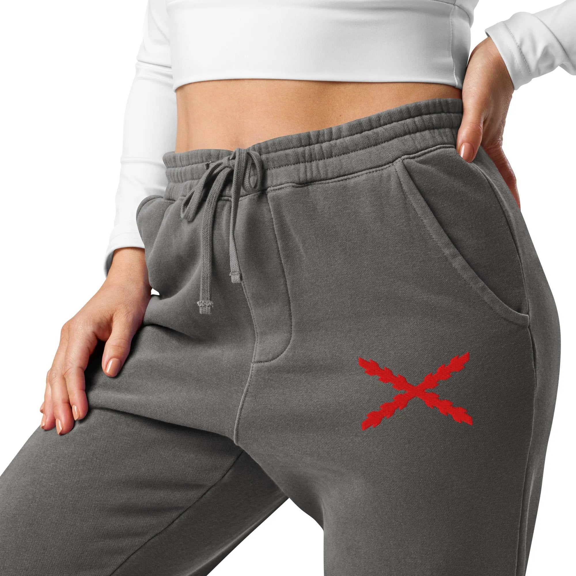 Comprar Pantalón de deporte teñido unisex Cruz de Borgoña La Flamenca de Borgoña Bandera España