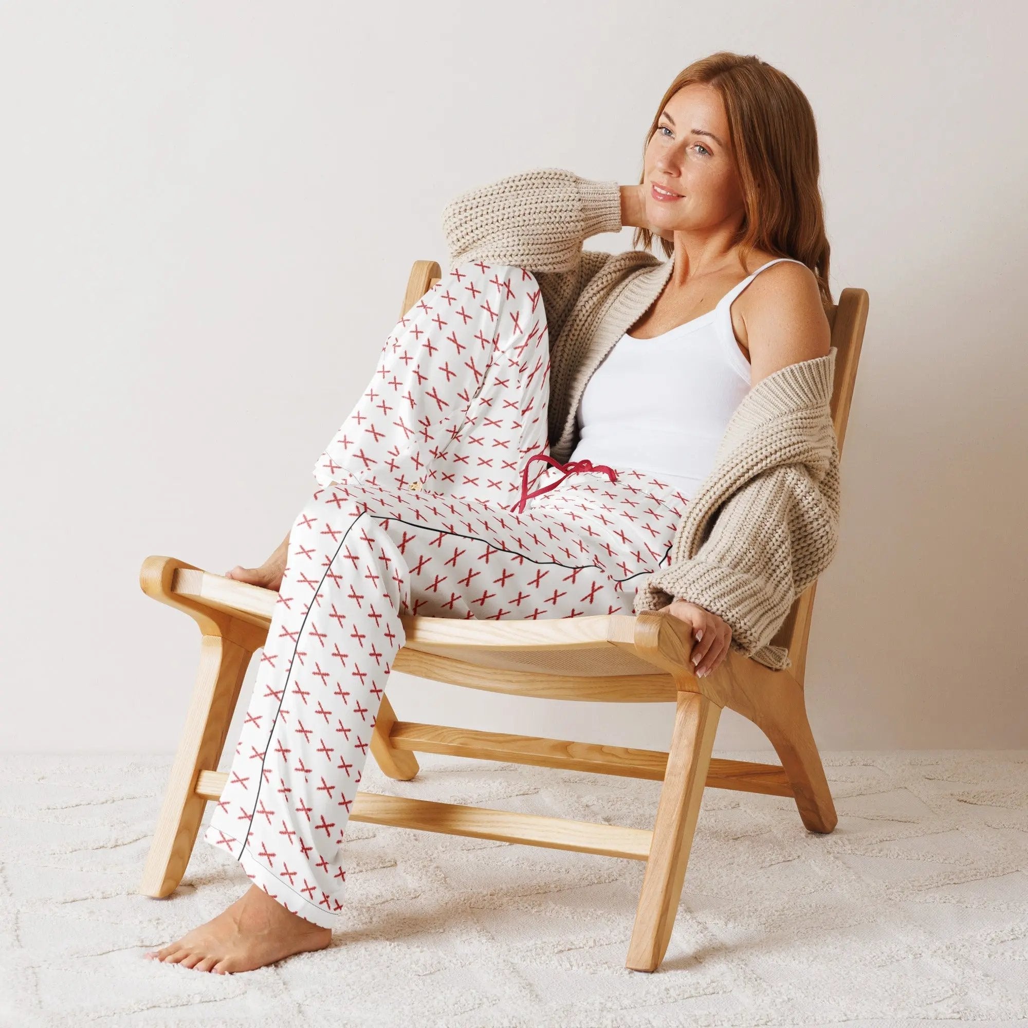 Comprar Pantalón de pijama  Cruz de Borgoña con ribete La Flamenca de Borgoña Bandera España