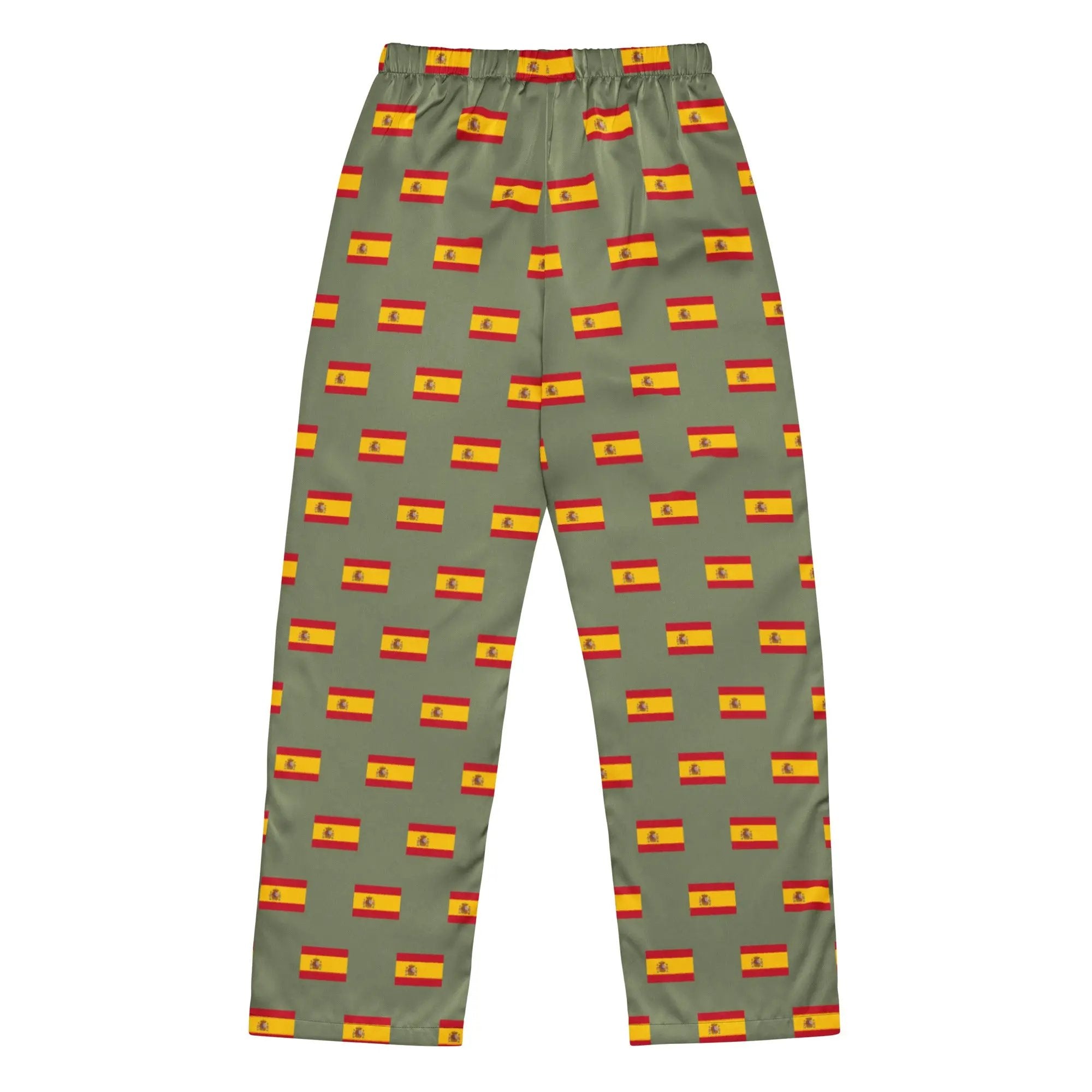 Comprar Pantalón de pijama Verde Bandera España con ribete La Flamenca de Borgoña Bandera España