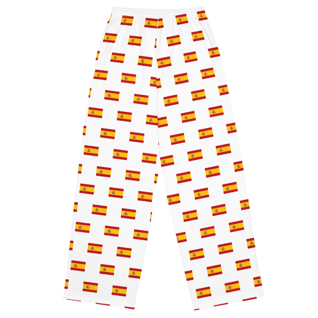Comprar Pantalón de pijama unisex blanco Bandera España La Flamenca de Borgoña Bandera España