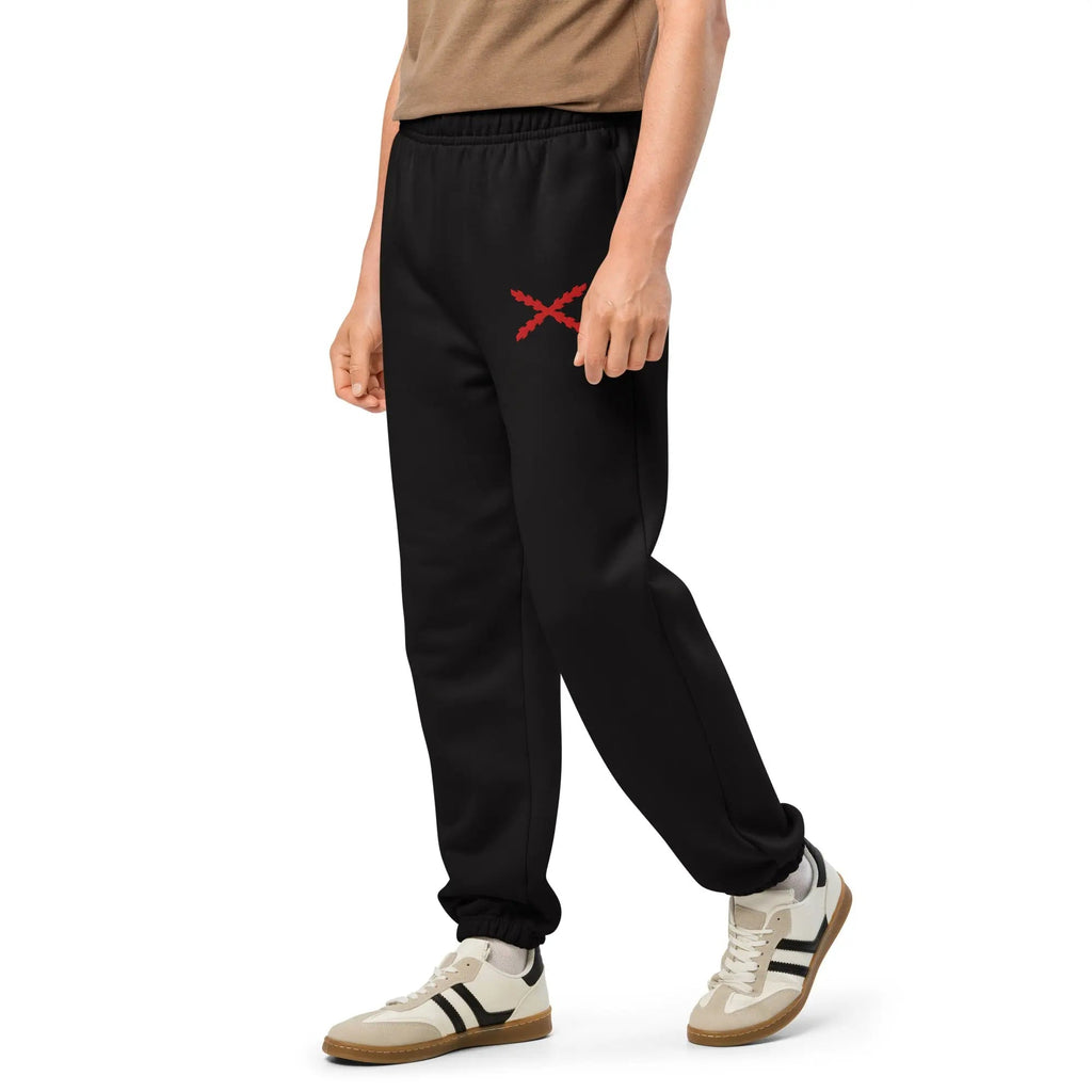 Comprar Pantalones de deporte gruesos Cruz de Borgoña bordada Bandera España La Flamenca de Borgoña Patricia Muñoz VOX