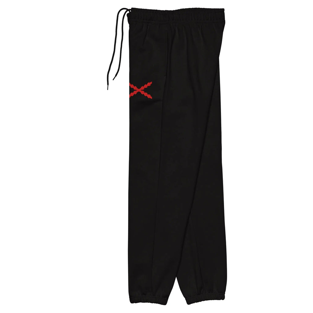 Comprar Pantalones de deporte gruesos Cruz de Borgoña bordada Bandera España La Flamenca de Borgoña Patricia Muñoz VOX