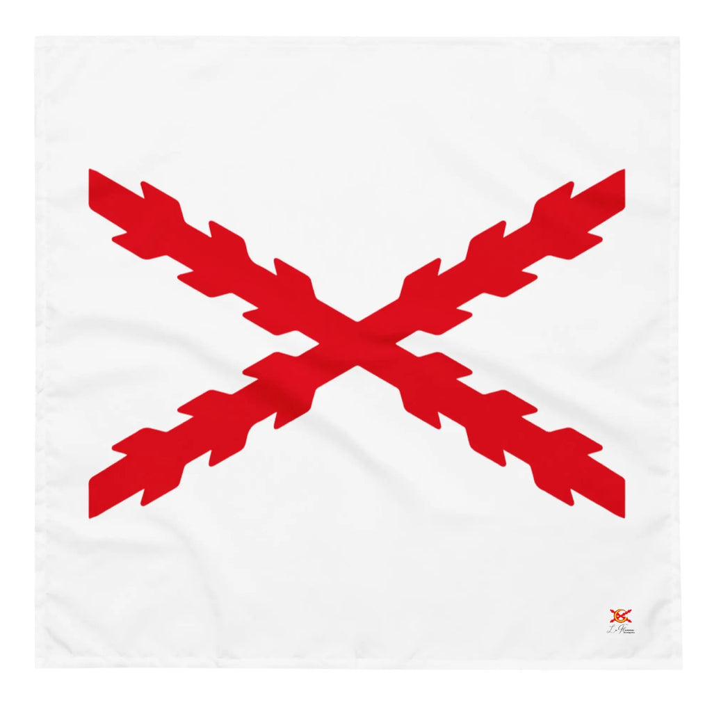Comprar Pañuelo Cruz de Borgoña Bandera España La Flamenca de Borgoña Patricia Muñoz VOX