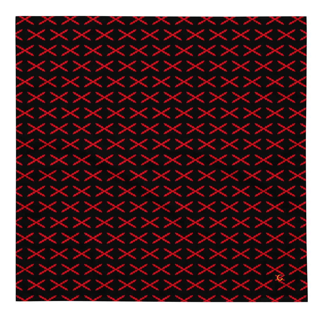 Comprar Pañuelo Cruz de Borgoña negro Bandera España La Flamenca de Borgoña Patricia Muñoz VOX