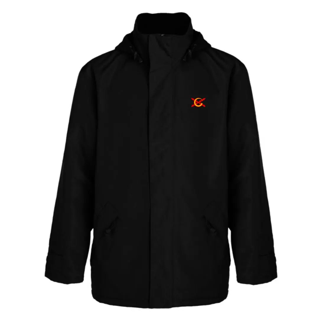 Comprar Parka Bandera España Negra Hombre Bandera España La Flamenca de Borgoña Patricia Muñoz VOX