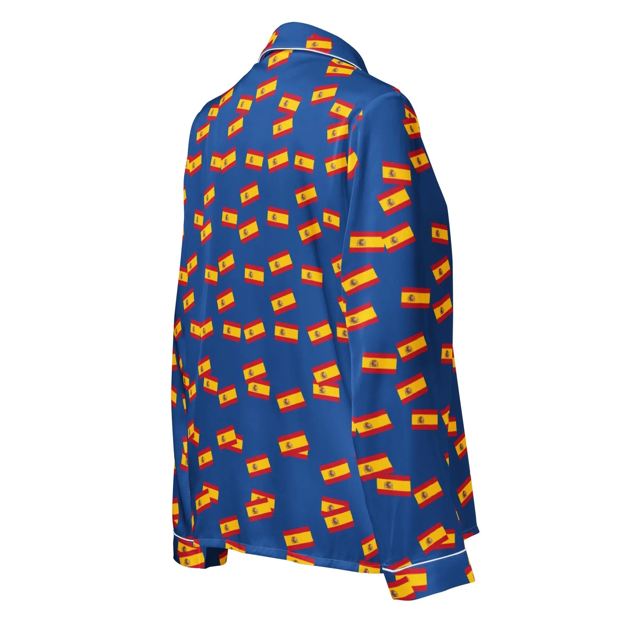 Comprar Pijama de manga larga Azul Bandera España movimiento La Flamenca de Borgoña Bandera España