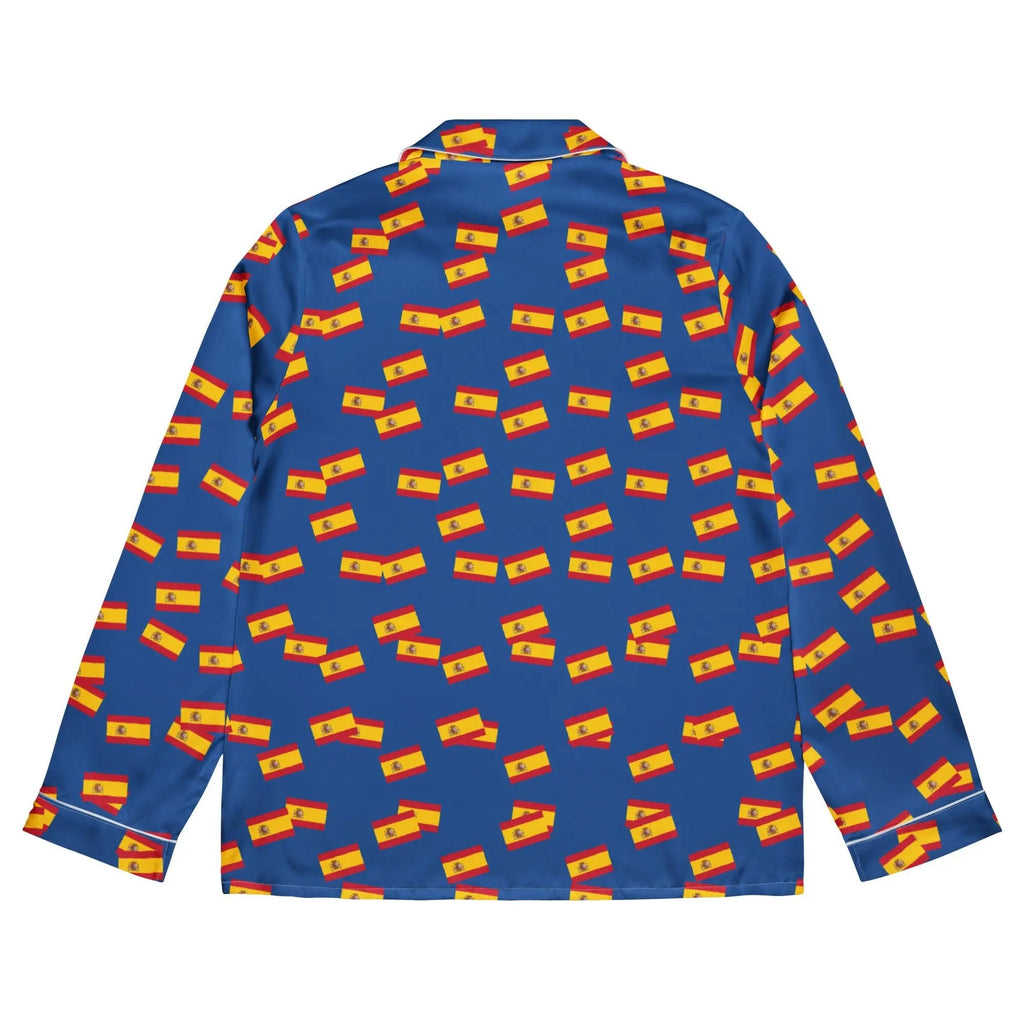 Comprar Pijama de manga larga Azul Bandera España movimiento La Flamenca de Borgoña Bandera España