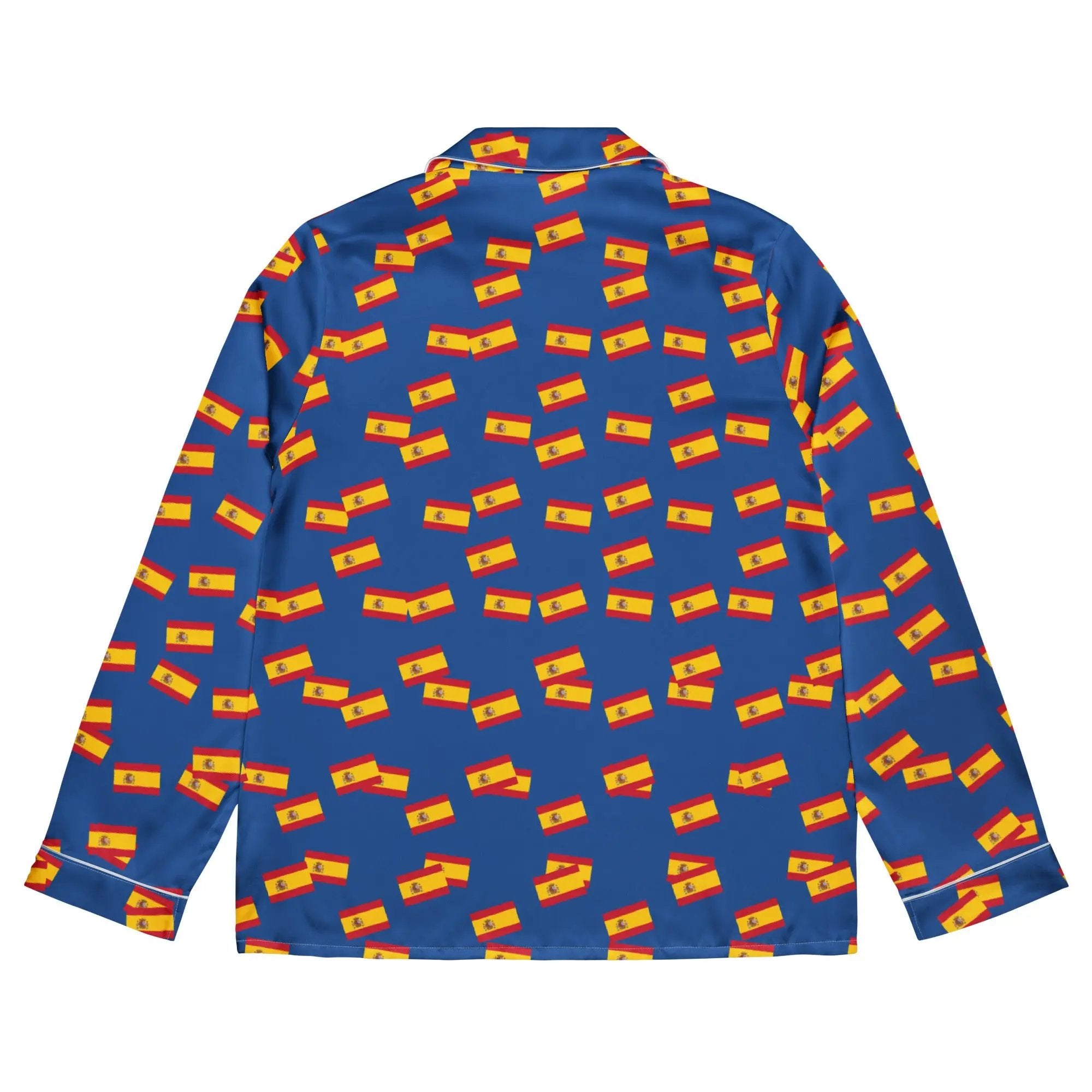 Comprar Pijama de manga larga Azul Bandera España movimiento La Flamenca de Borgoña Bandera España