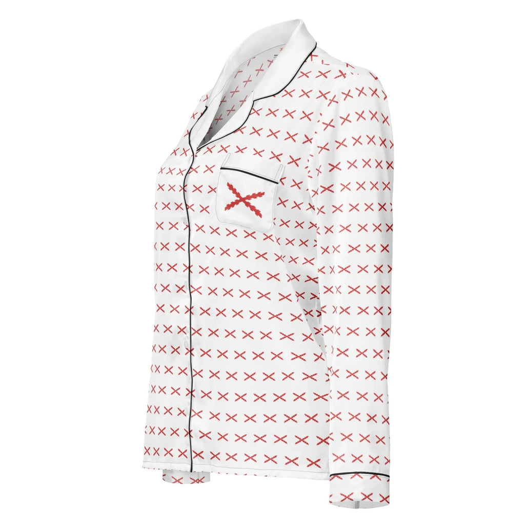 Comprar Pijama de manga larga Cruz de Borgoña con ribete La Flamenca de Borgoña Bandera España