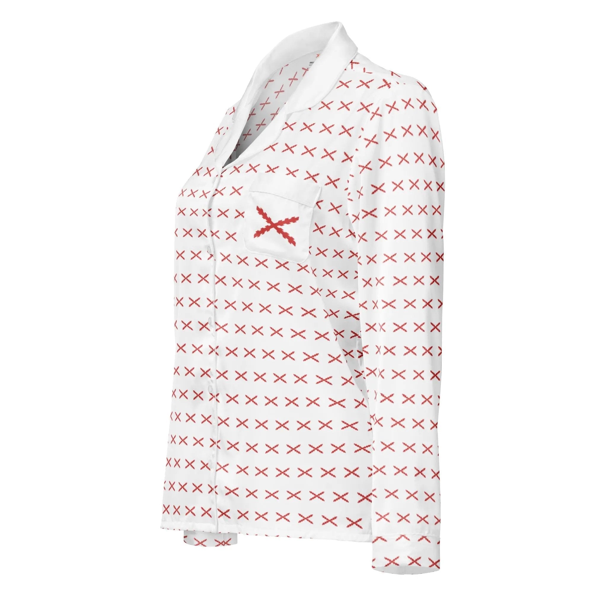 Comprar Pijama de manga larga Cruz de Borgoña con ribete La Flamenca de Borgoña Bandera España