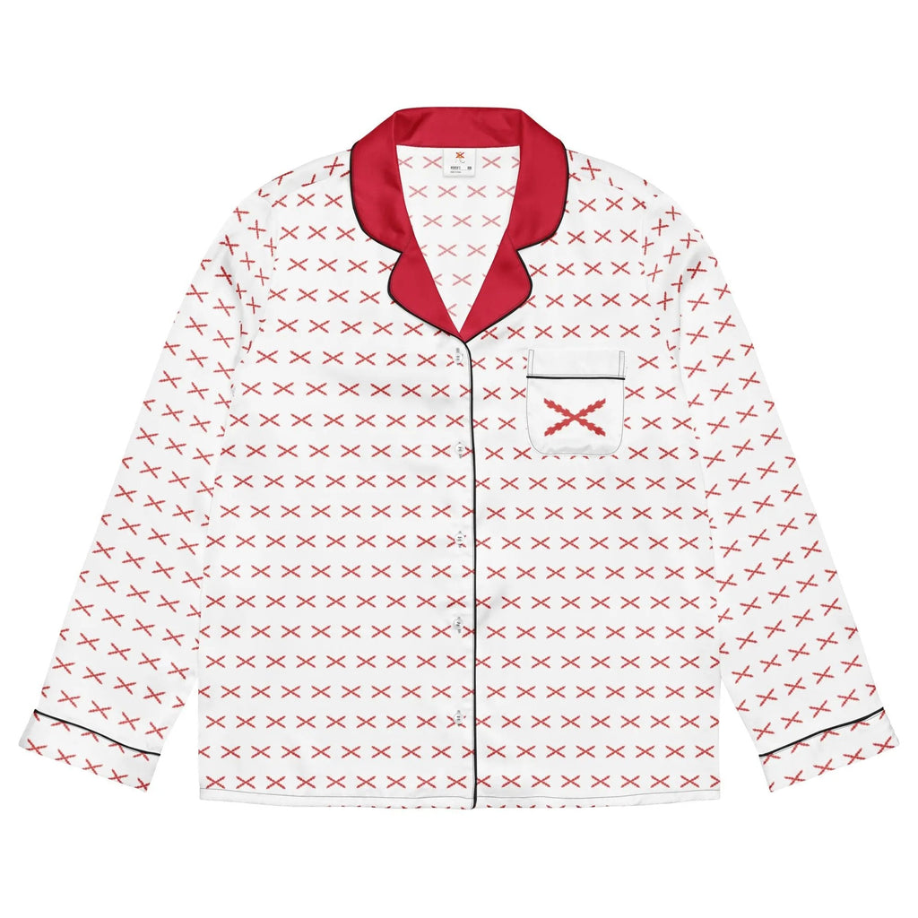 Comprar Pijama de manga larga Cruz de Borgoña con ribete La Flamenca de Borgoña Bandera España