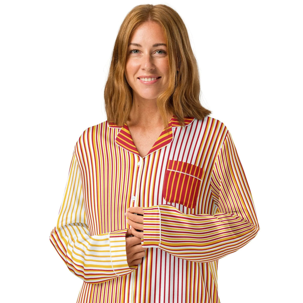 Comprar Pijama de manga larga Líneas La Flamenca de Borgoña Bandera España