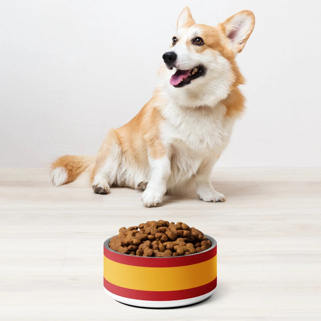 Comprar Plato para mascota Bandera de España La Flamenca de Borgoña Bandera España