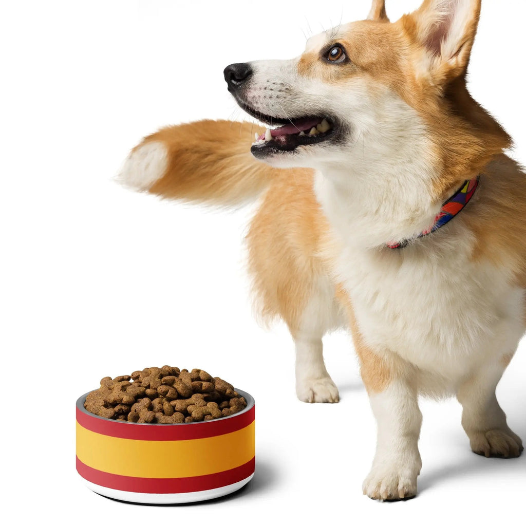 Comprar Plato para mascota Bandera de España La Flamenca de Borgoña Bandera España