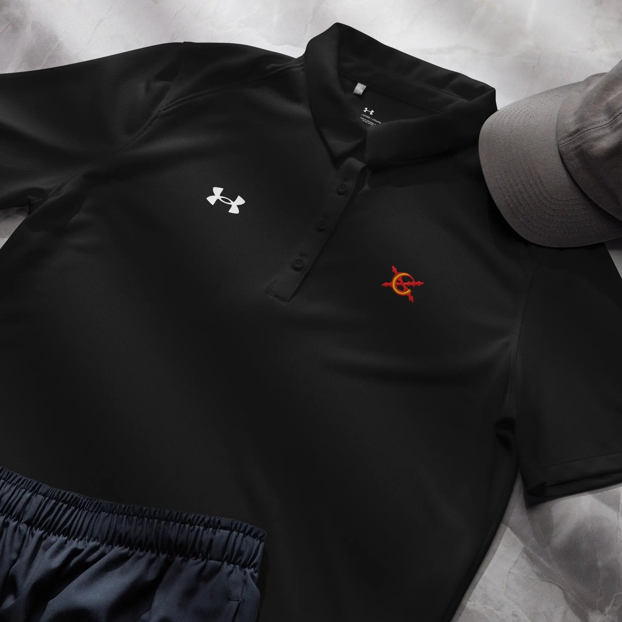 Comprar Polo Under Armour® para mujer La Flamenca de Borgoña La Flamenca de Borgoña Bandera España