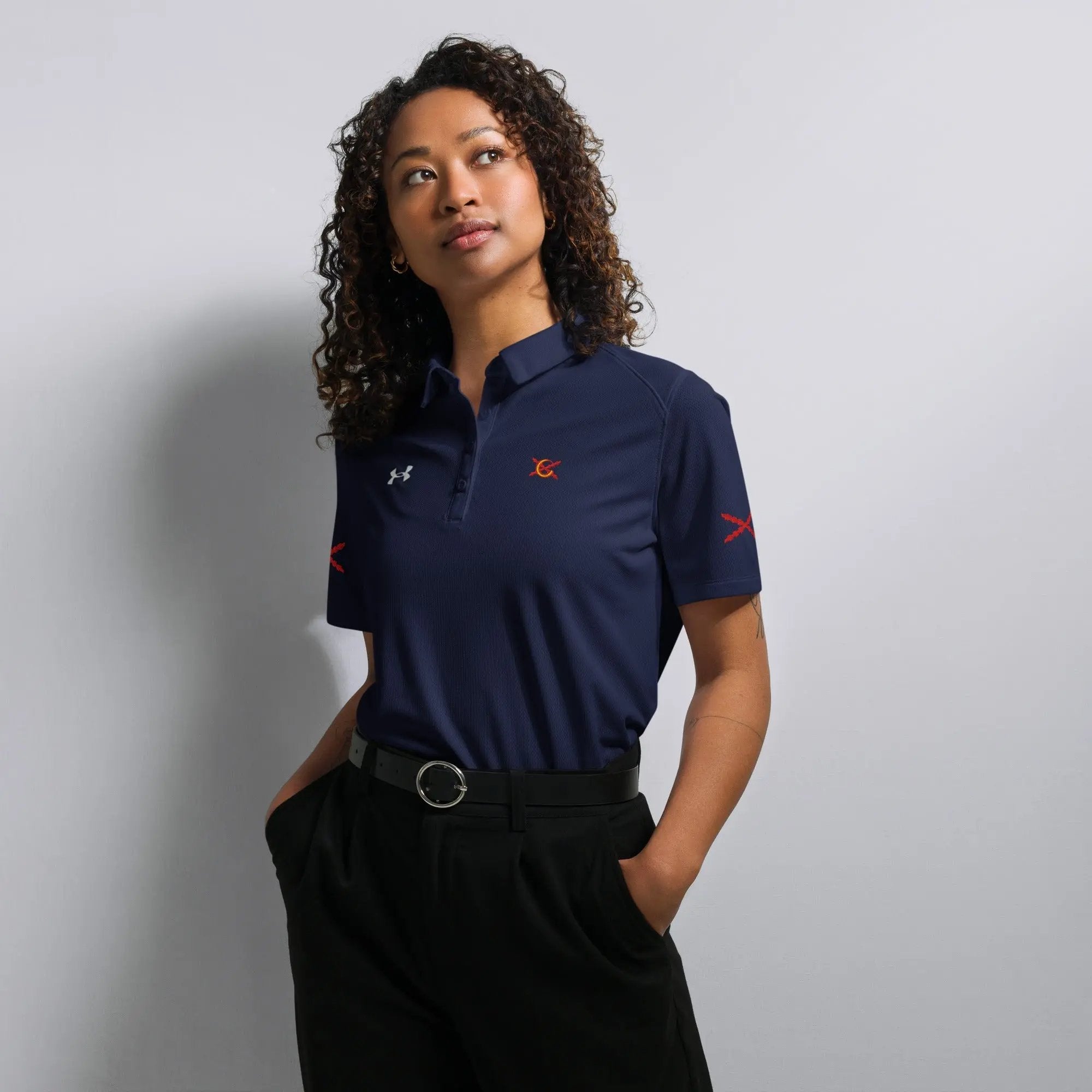 Comprar Polo Under Armour® para mujer La Flamenca de Borgoña La Flamenca de Borgoña Bandera España