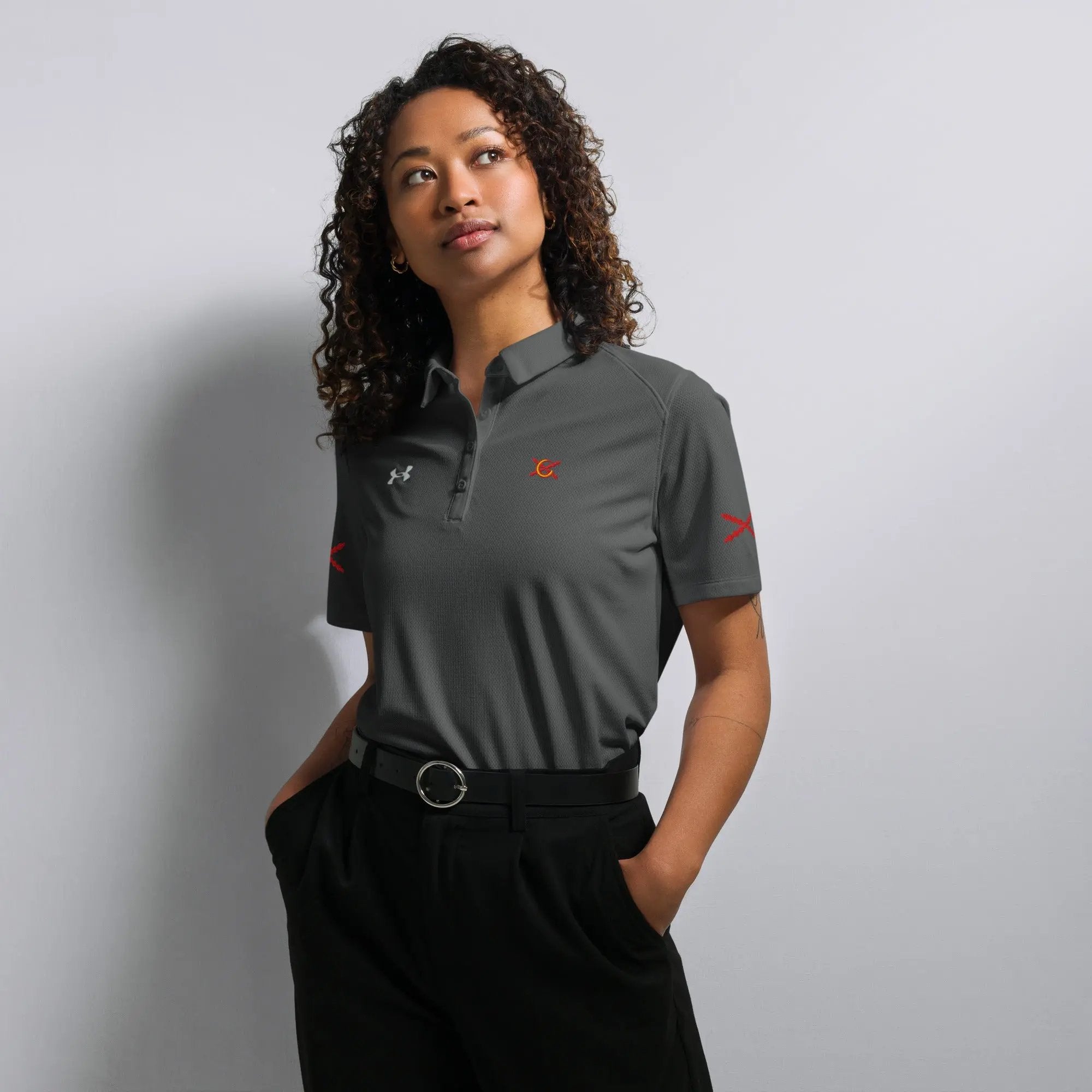 Comprar Polo Under Armour® para mujer La Flamenca de Borgoña La Flamenca de Borgoña Bandera España