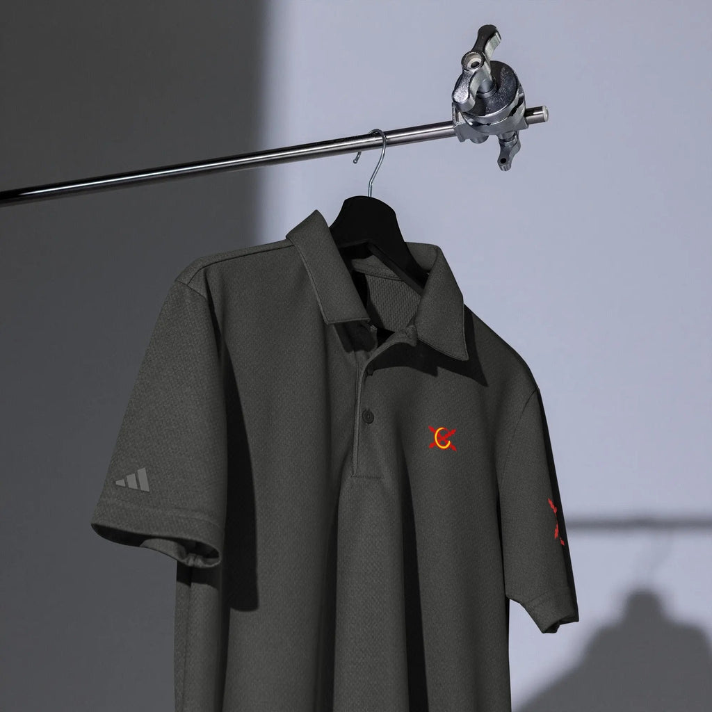 Comprar Polo adidas Space-Dyed "Ser español es un Honor" La Flamenca de Borgoña Bandera España
