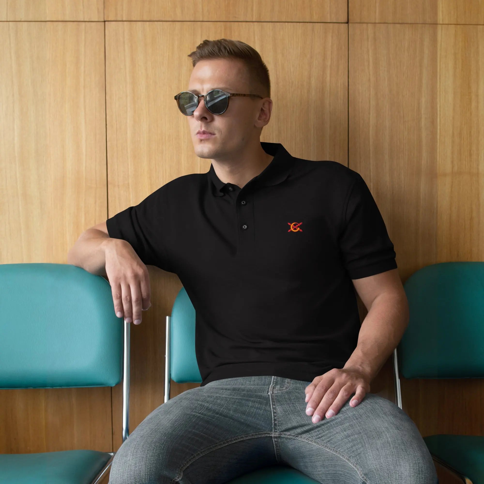 Comprar Polo para hombre premium - 5XL Oferta La Flamenca de Borgoña Bandera España