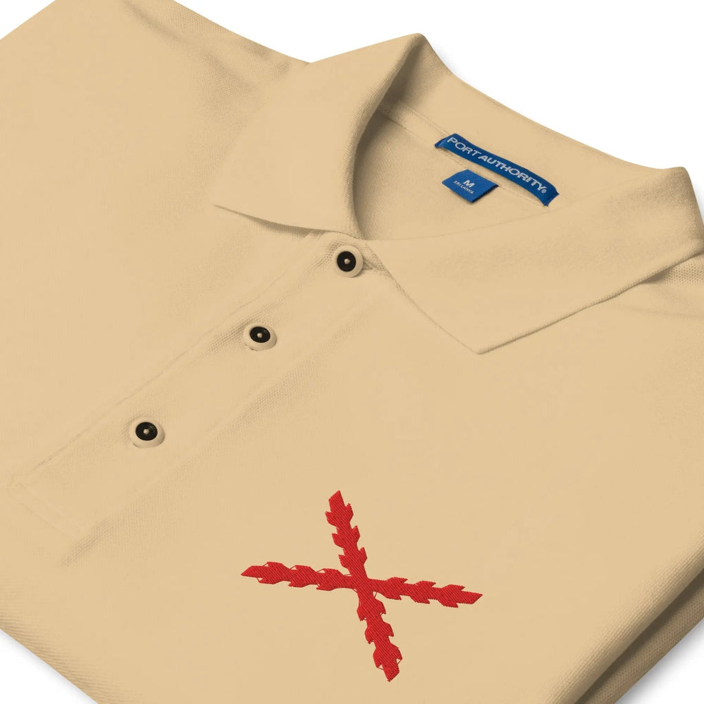 Comprar Polo para hombre premium Cruz de Borgoña La Flamenca de Borgoña Bandera España
