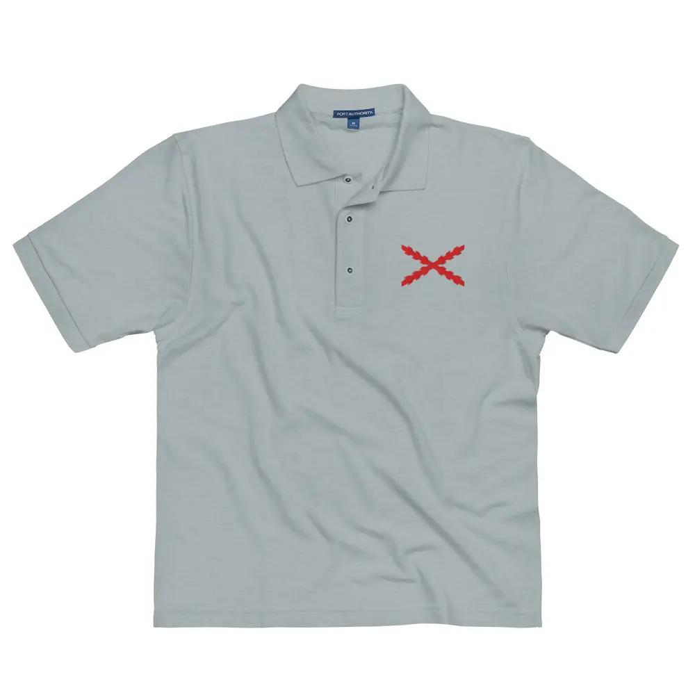 Comprar Polo para hombre premium Cruz de Borgoña La Flamenca de Borgoña Bandera España