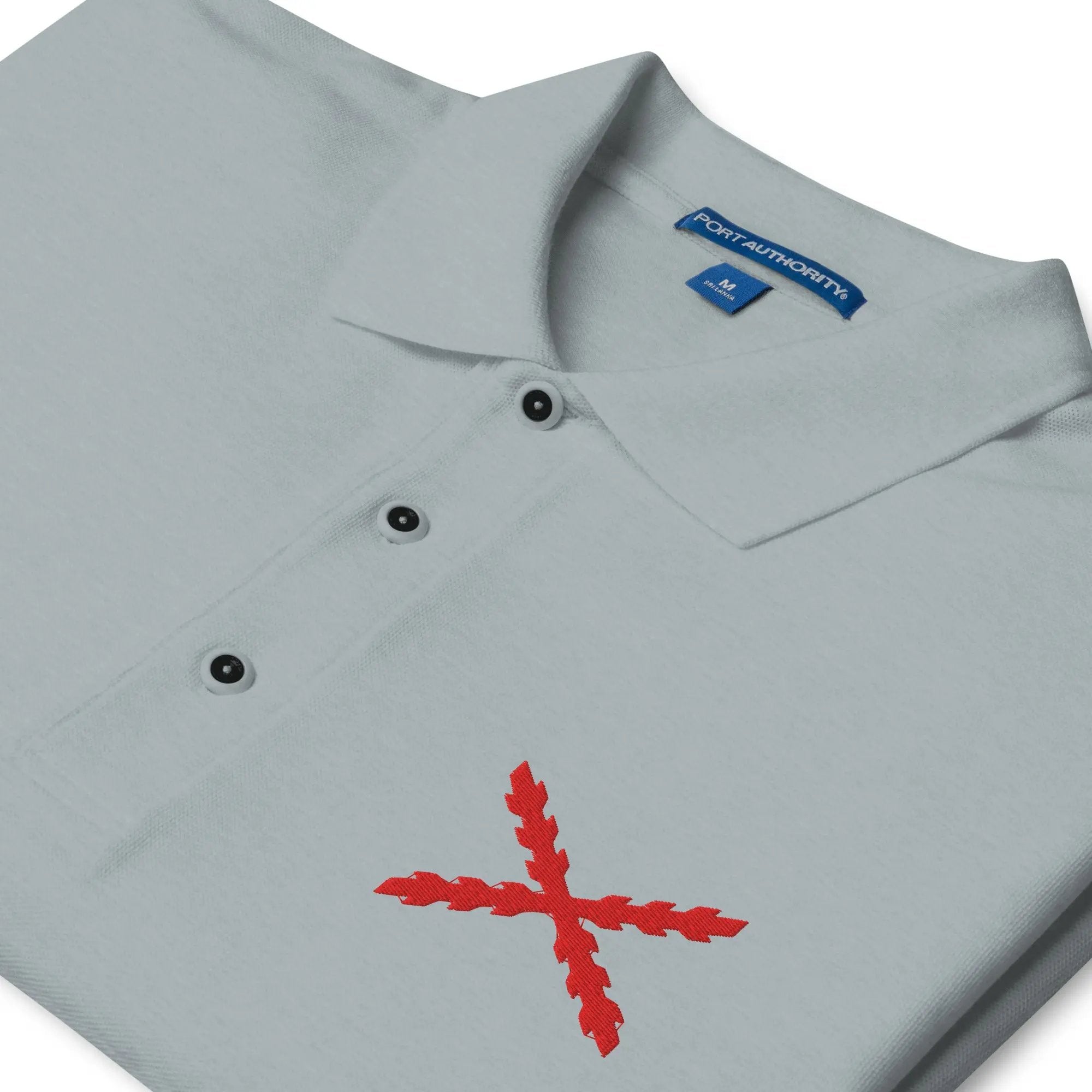 Comprar Polo para hombre premium Cruz de Borgoña La Flamenca de Borgoña Bandera España