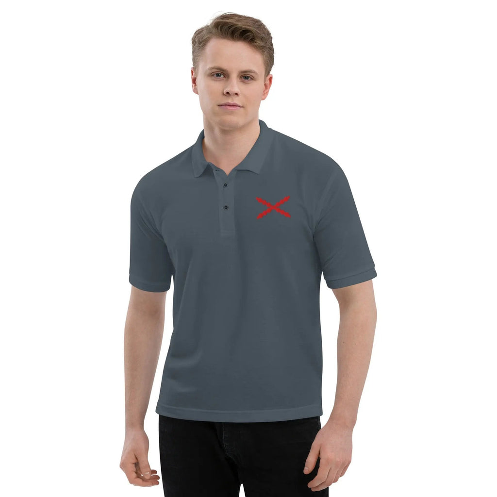Comprar Polo para hombre premium Cruz de Borgoña La Flamenca de Borgoña Bandera España