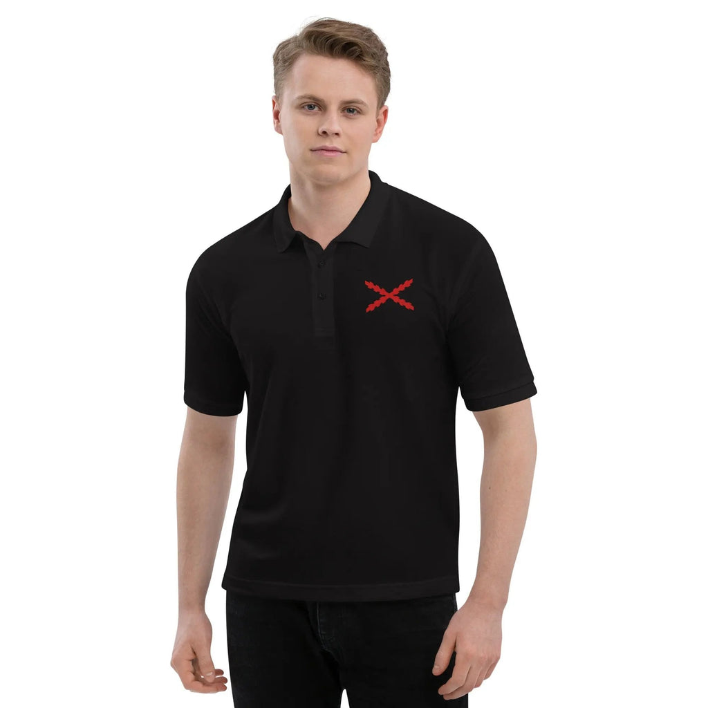 Comprar Polo para hombre premium Cruz de Borgoña La Flamenca de Borgoña Bandera España