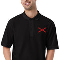 Comprar Polo para hombre premium Cruz de Borgoña La Flamenca de Borgoña Bandera España