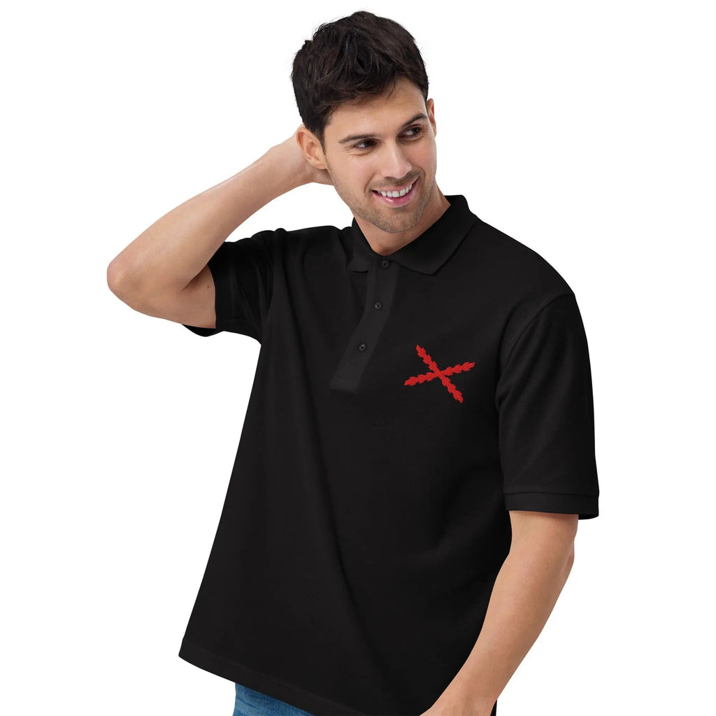 Comprar Polo para hombre premium Cruz de Borgoña La Flamenca de Borgoña Bandera España